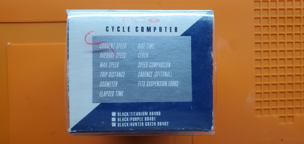 VINTAGE PARAMOUNT CYCLING COMPUTER PC9 Brand New (TESTED)