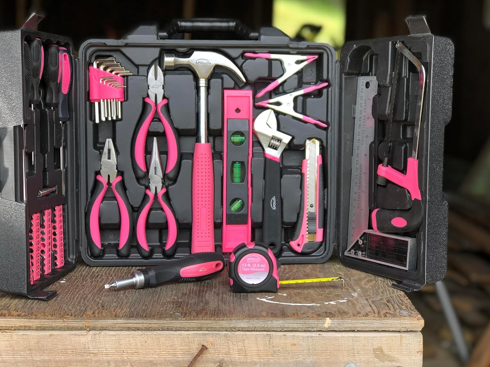 Tools 71 Piece Complete Household Tool Set with Clamp, Hacksaw, Carpenter Square