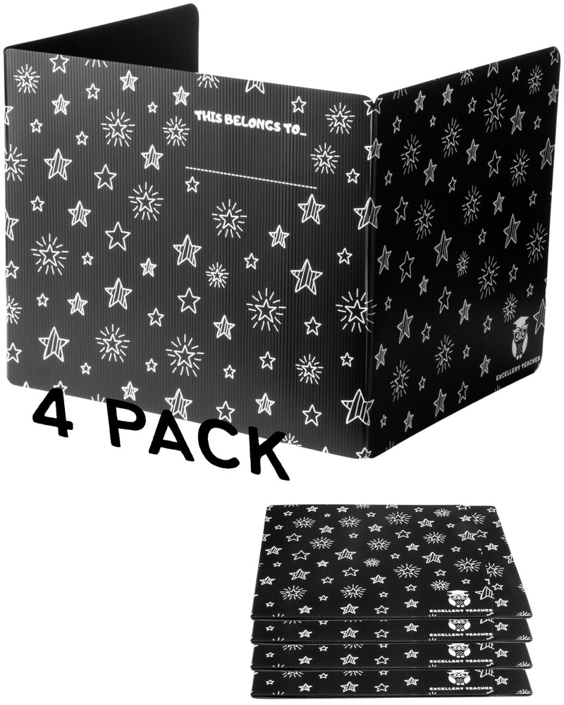 4 Pack Classroom Privacy Shields for Student Desks Privacy Boards Table Panel