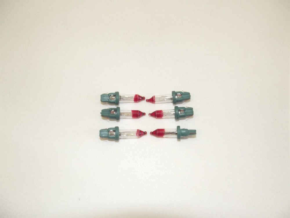 6 Style D Mini Bulb Flashers Christmas Tree Lights Replacement Bulbs 2.5 V .425