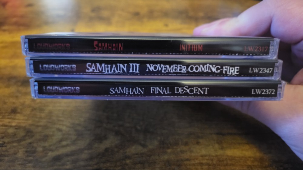 Samhain - 3CD -Initium - November Coming Fire - Final Descent - Import - Sealed