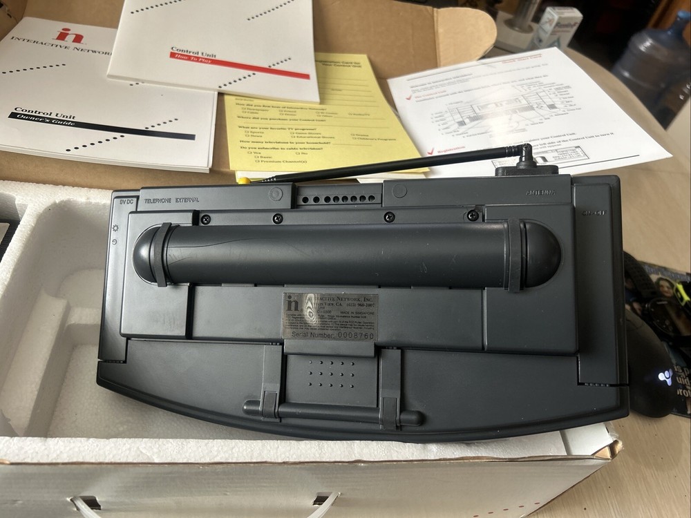 Vintage Interactive Network C-0300 Control Unit Sega Video Game Accessory w/ Box