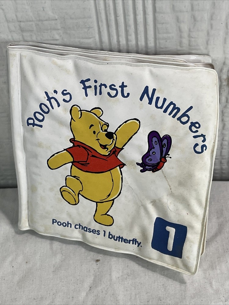 Winnie The Pooh's First Numbers Soft Bath Book Plastic