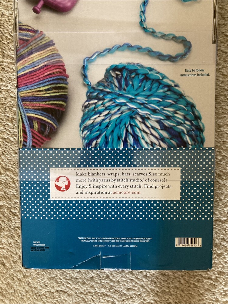 Stitch Studio Large Rectangular Loom Set~4 Looms~Brand New In Box
