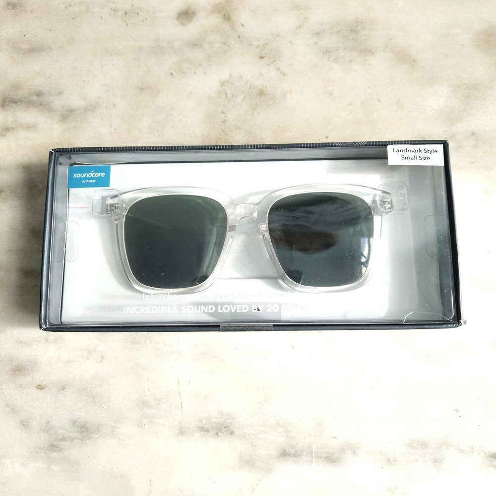 Soundcore by Anker Landmark Style Small Clear Interchangeable Frames