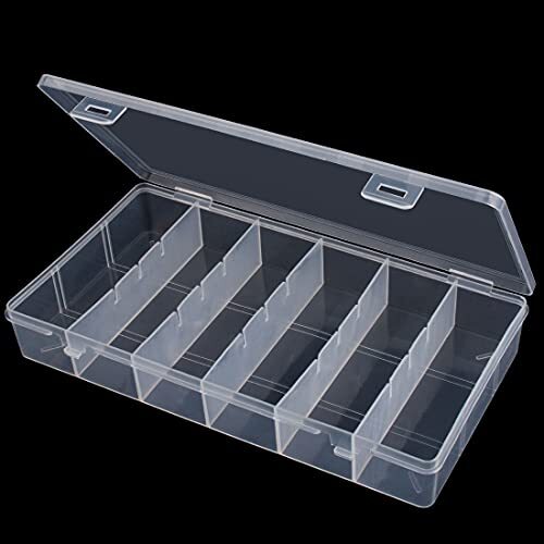 2 packs,clear visible plastic storage box,tools storage box,accessory,screws box