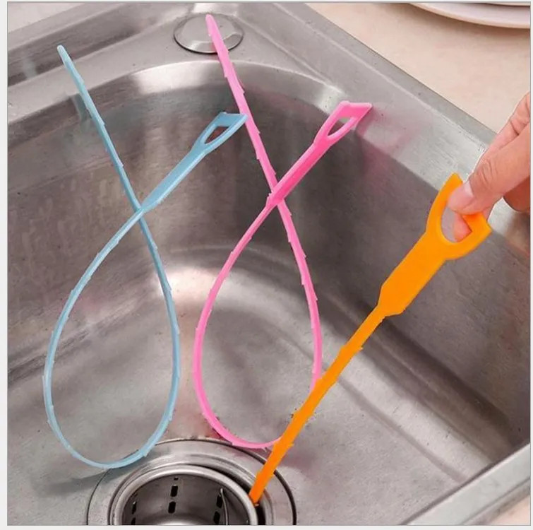 Kitchen Sink Hook Hair Catcher Prevent Clogged Filter Practical Cleaning Tool
