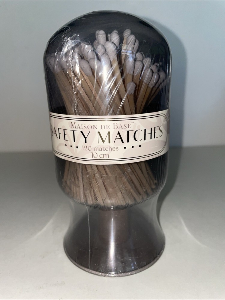 Maison De Base Safety Match Cloche / 120 White Tip Matches