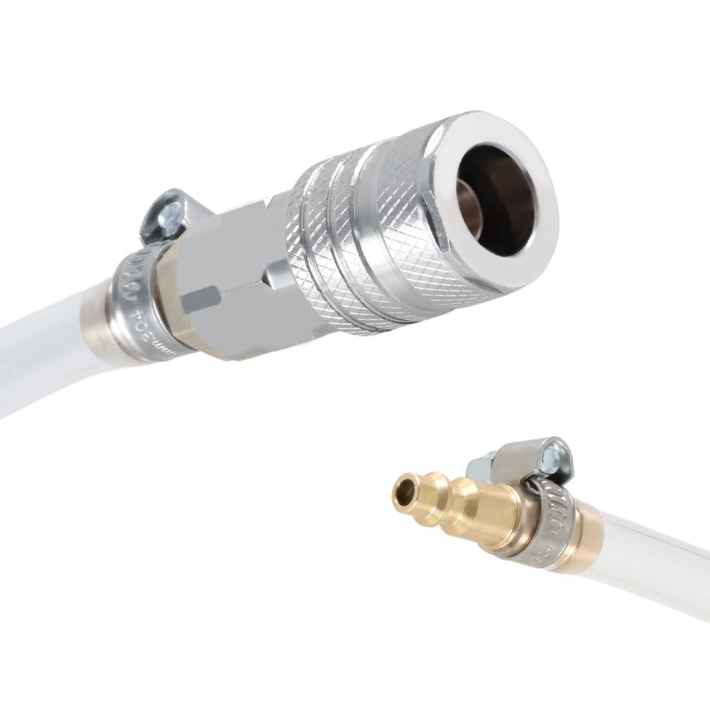 EVRBUL Engine Radiator Coolant Drain Hose Cooling System and Silvery
