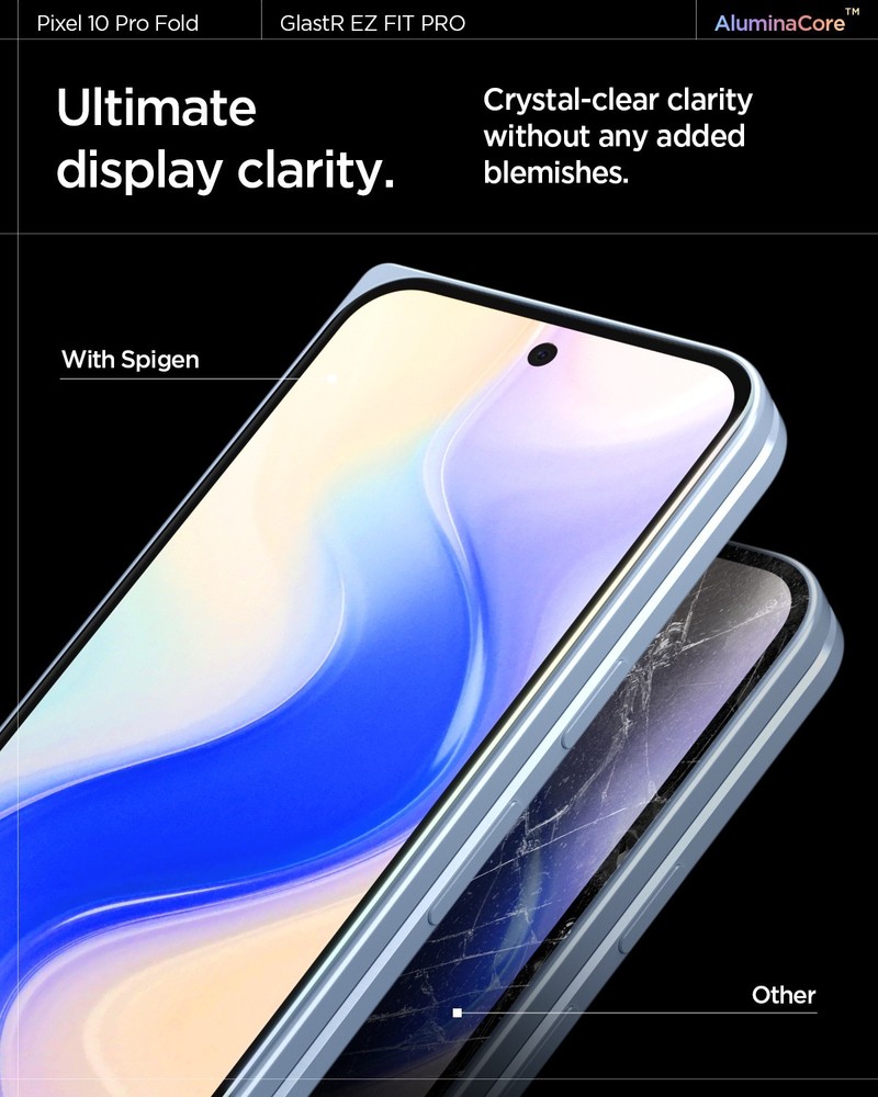 For Pixel 10 Pro Fold | Spigen GLAStR EZ Fit Pro Screen Protector