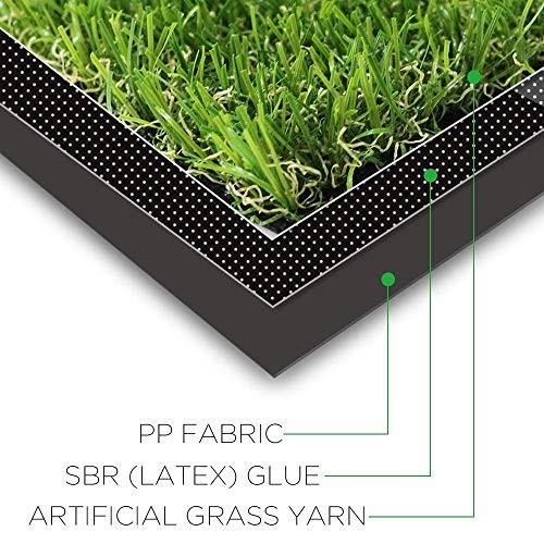 GL Artificial Grass Turf Customized Sizes, Artificial Lawn for Dogs, 6X10FT 6ft