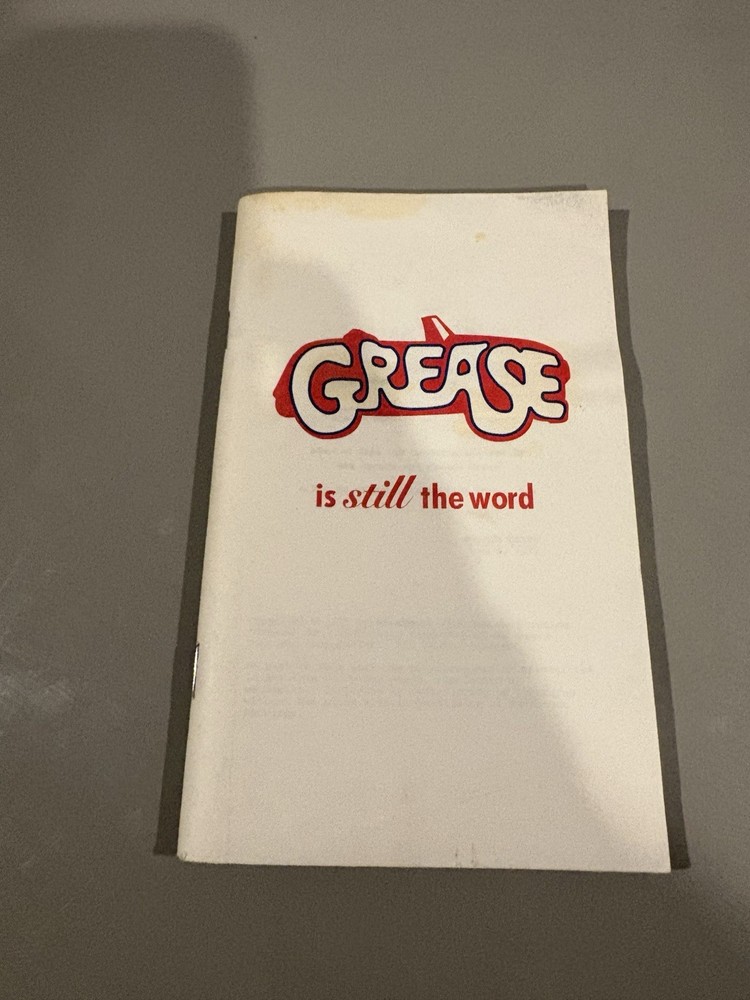 Grease Paramount Original Movie Script from Movies Industry