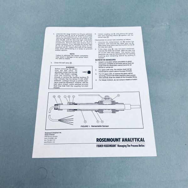 Rosemount Analytical Conductivity Probe