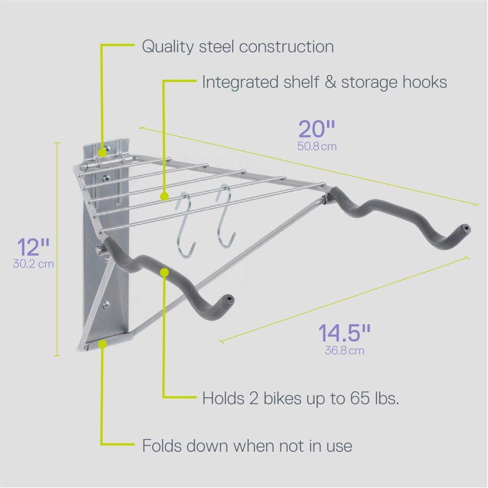 Delta Two Bike Wall Mount