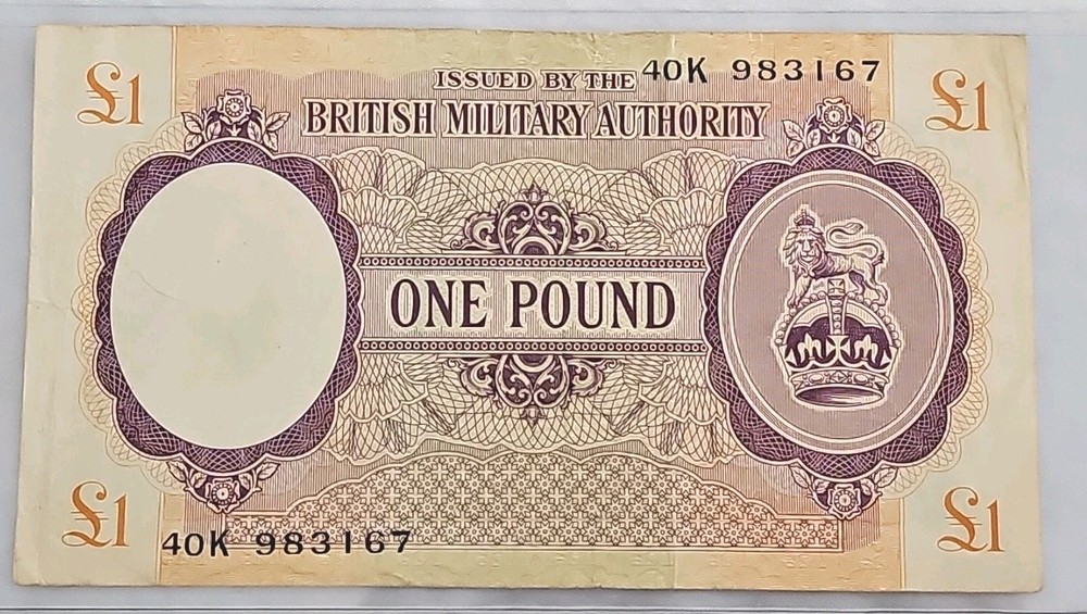 Great Britain 1 Pound 1943 P-M6a XF