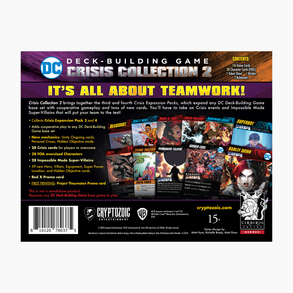 DC Deck-Building Game: Crisis Collection 2