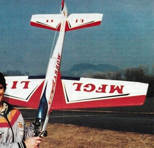 Arrow 60 Pattern Plane 63" WS RC Model Airplane Plans Templates PDF on USB