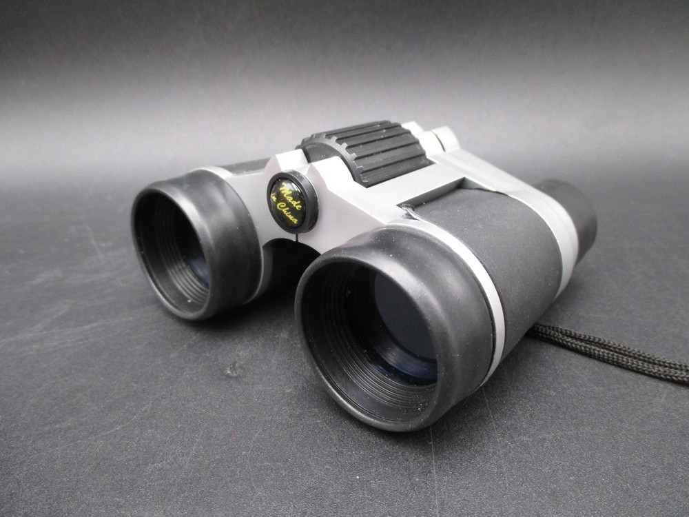 Vintage 2001 Target Binoculars Y2K Gift Compact Folding Case Strap