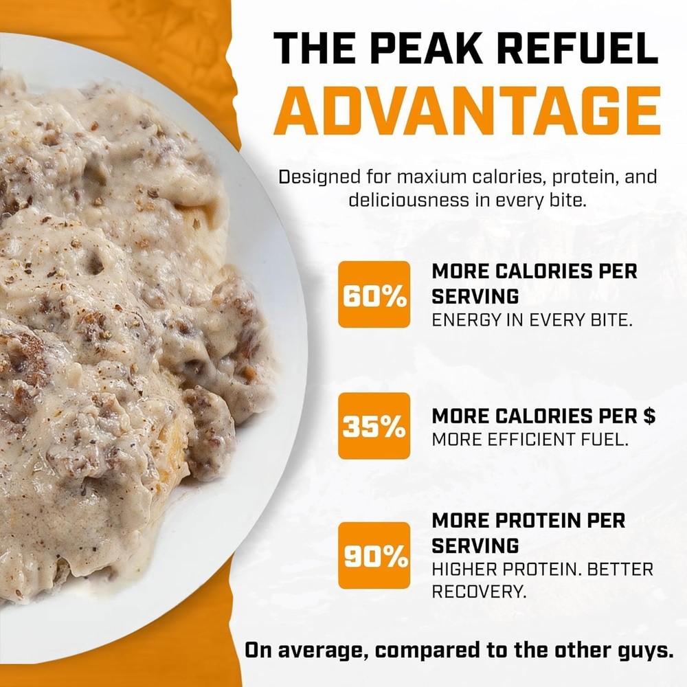 Biscuits & Sausage Gravy | Freeze Dried Backpacking, Camping & Emergency Prep...