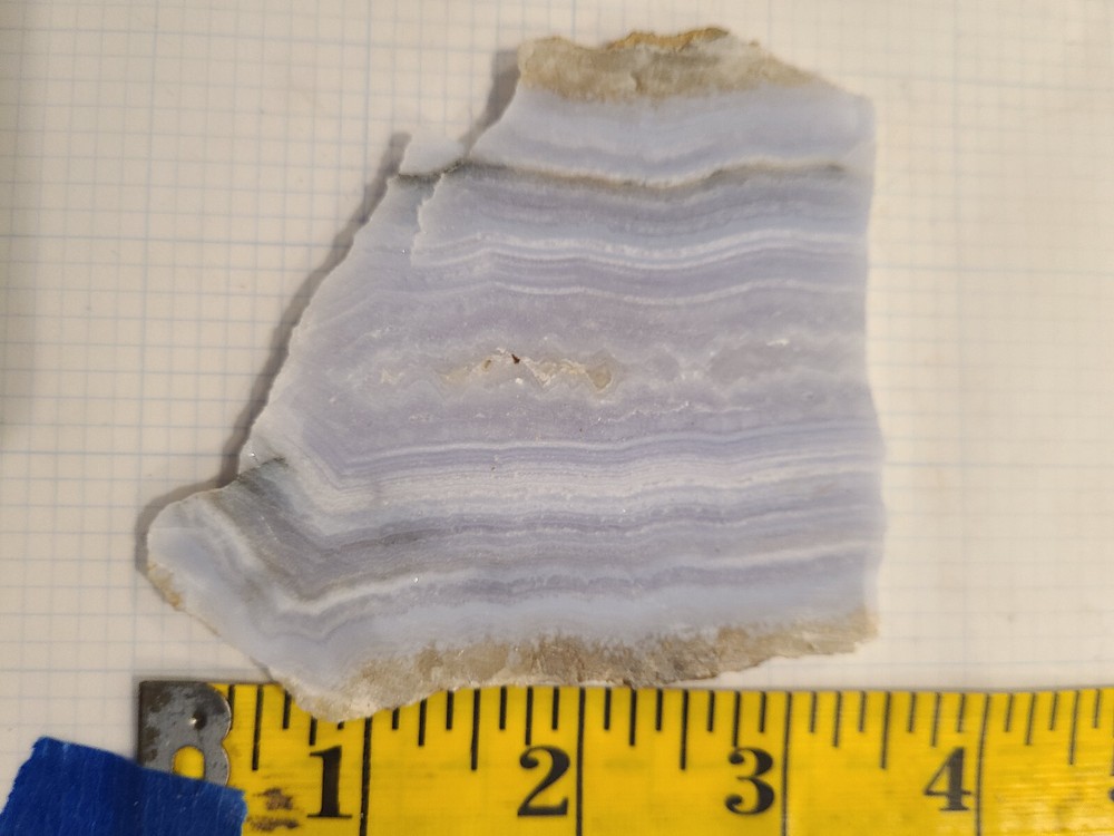 Blue Lace Agate Slab