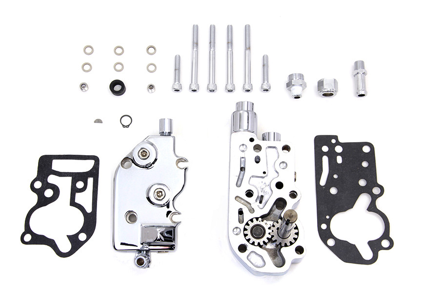 Chrome Oil Pump Assembly fits Harley Davidson