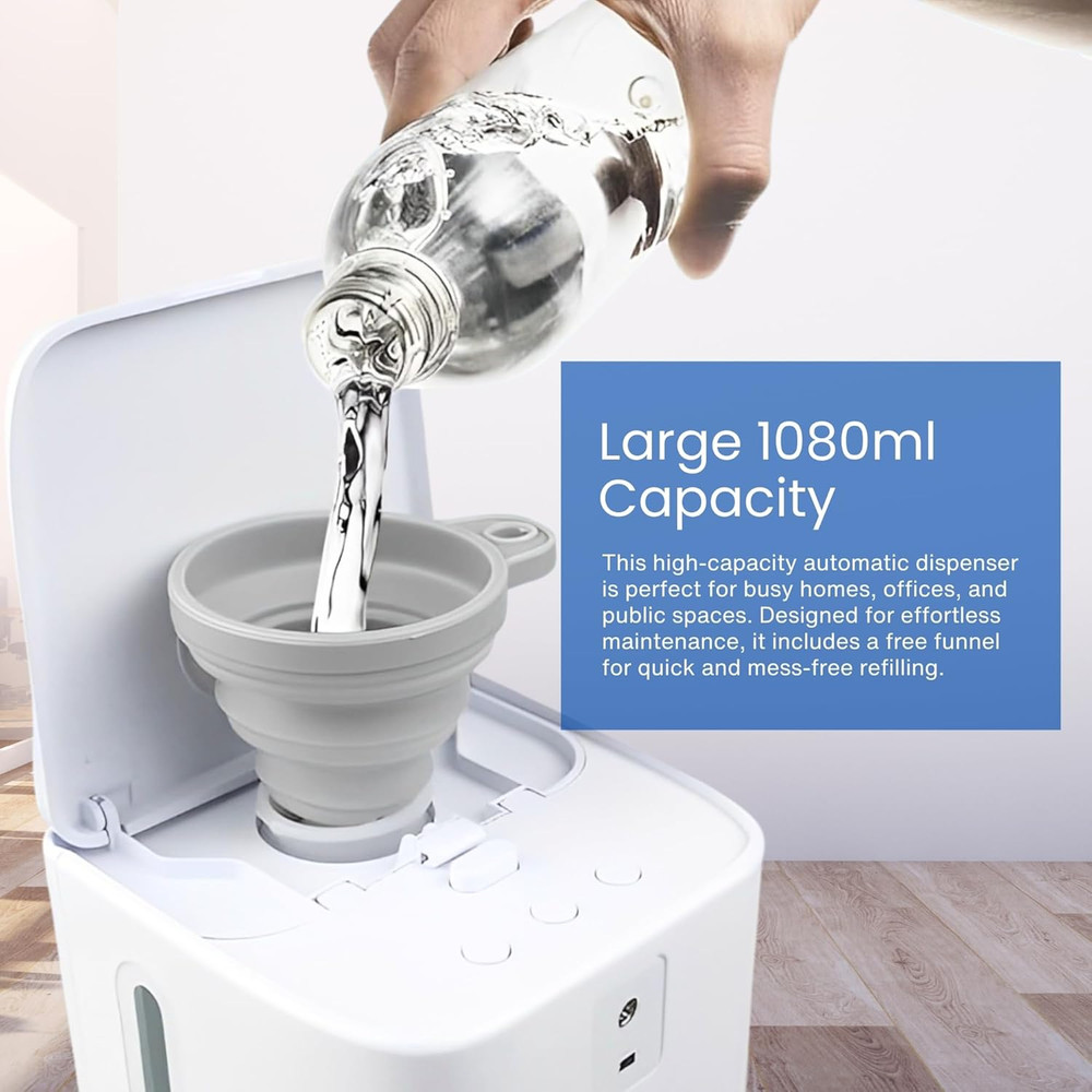 Automatic Soap Dispenser Touchless 1L Capacity Wall Mount Home & Office Use