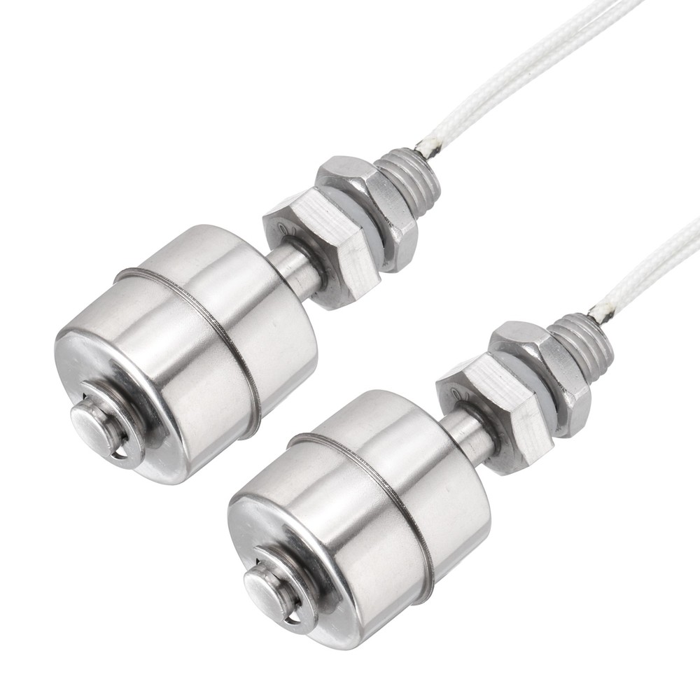 Float Switch 45mm Rod 0.5A Vertical Single Float for Pump/Alarm 2 Pcs