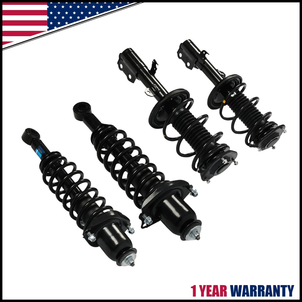 For 2003-2007 2008 Toyota Corolla Front & Rear Shock Struts w/ Coil Spring