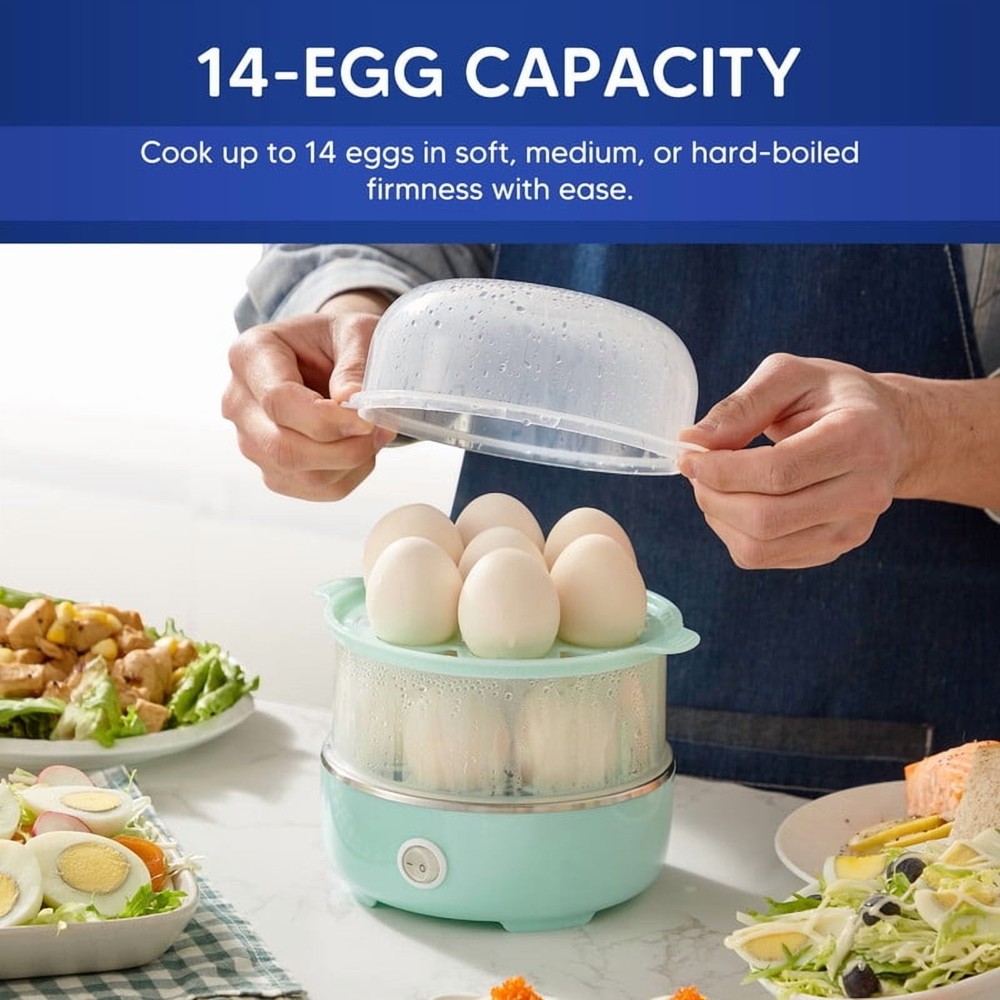 Cuisine EGC5251 Mg Automatic Easy Egg Cooker, 14 Eggs