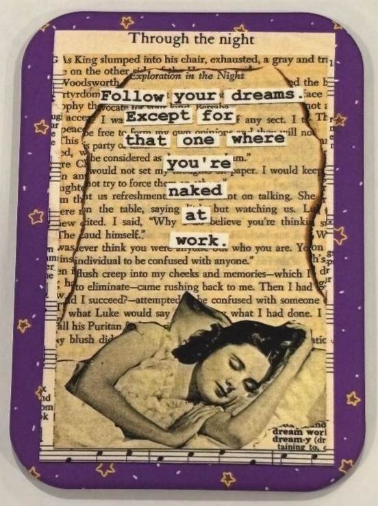 THROUGH THE NIGHT MAGNET 2.5” X 3.5” ROUNDED CORNERS NEW