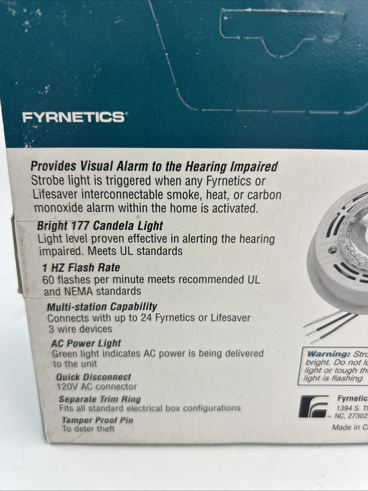 Fyrnetics Remote Visual Signaling Device SL 1771 Open Box