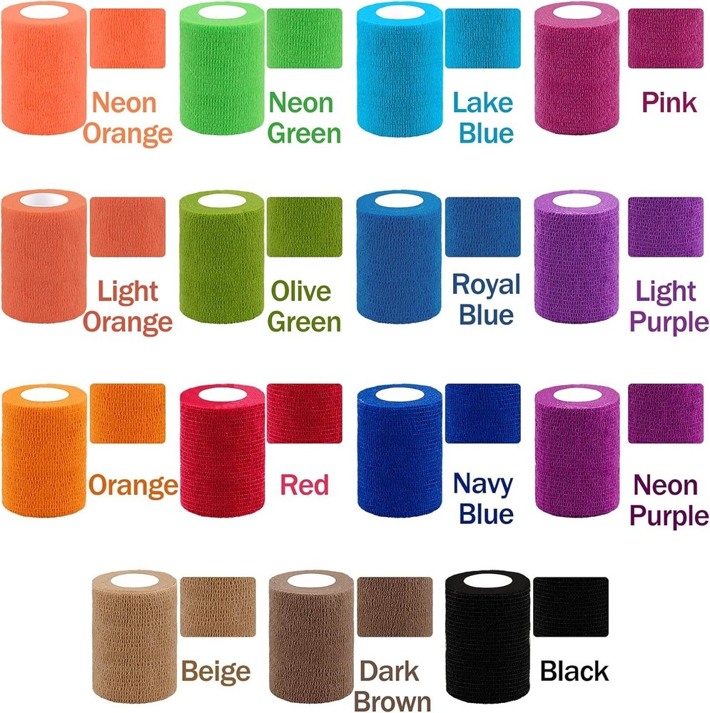 Stretch Bandage Wrap for Ankle & Wrist - 30 Rolls