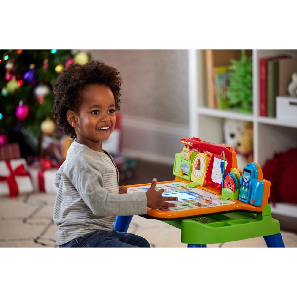 VTech Get Ready for School Learning Desk, Multicolor, 22" Tall, Infant