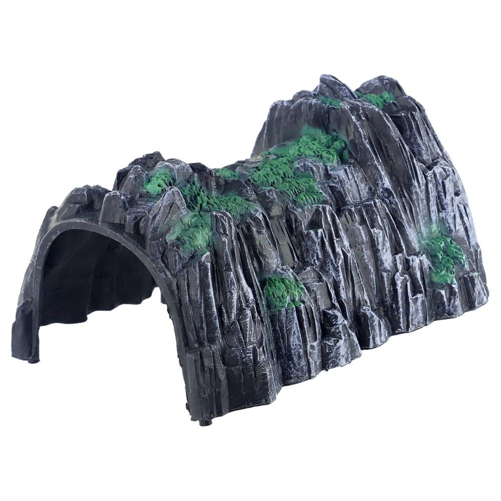 Plastic Railway Tunnel Accessory for Cave Simulation in Model Railroads