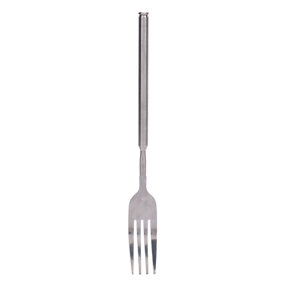 Extendable Fork Stainless Steel Long Handle Telescopic Fork For BBQ Dinner