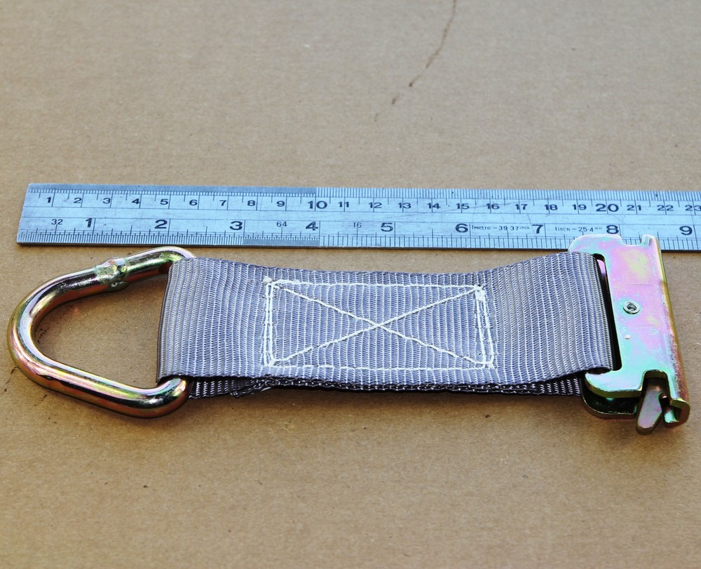 6pcs E Track Fitting Cargo Trailer Tie Down D Ring Strap Enclosed Van Truck Web