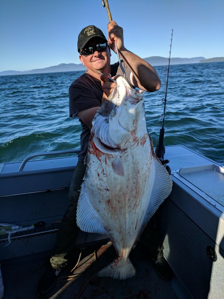 4 Halibut Lingcod Alaska White Grub Tails