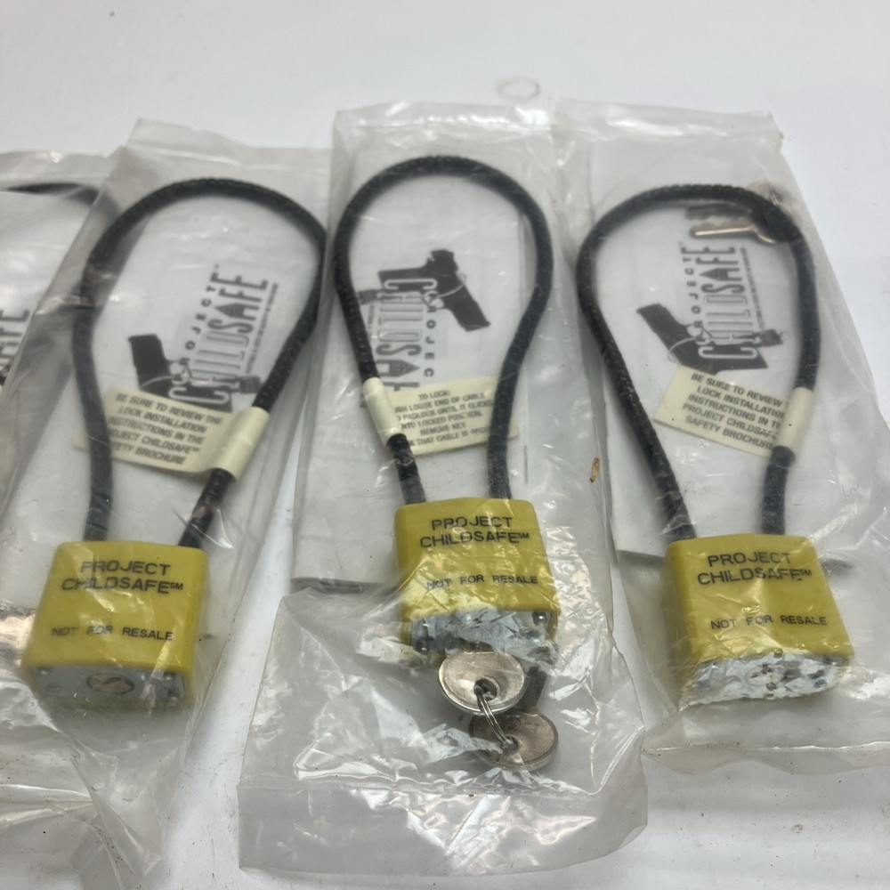 Child Safe Cable Lock And Keys