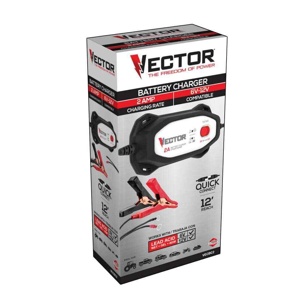 VECTOR 2 Amp Battery Charger/Maintainer
