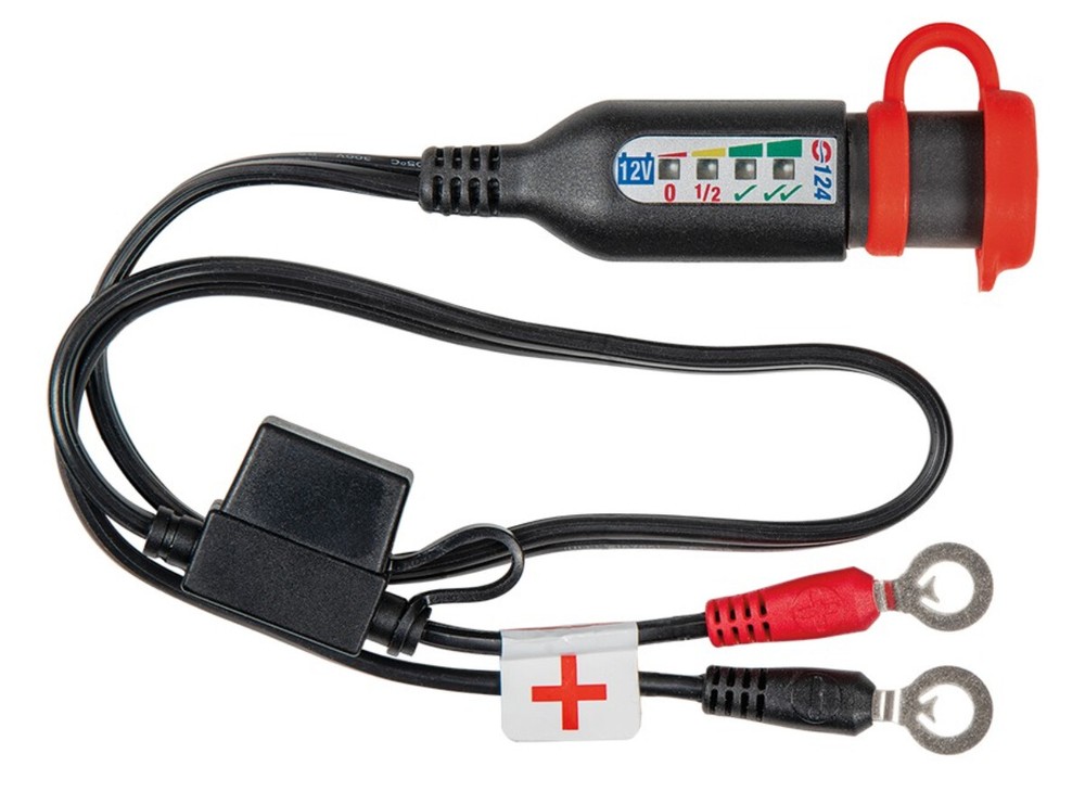 Tecmate OptiMate Permanent Power Lead w/Battery/Charge Status (O-124)
