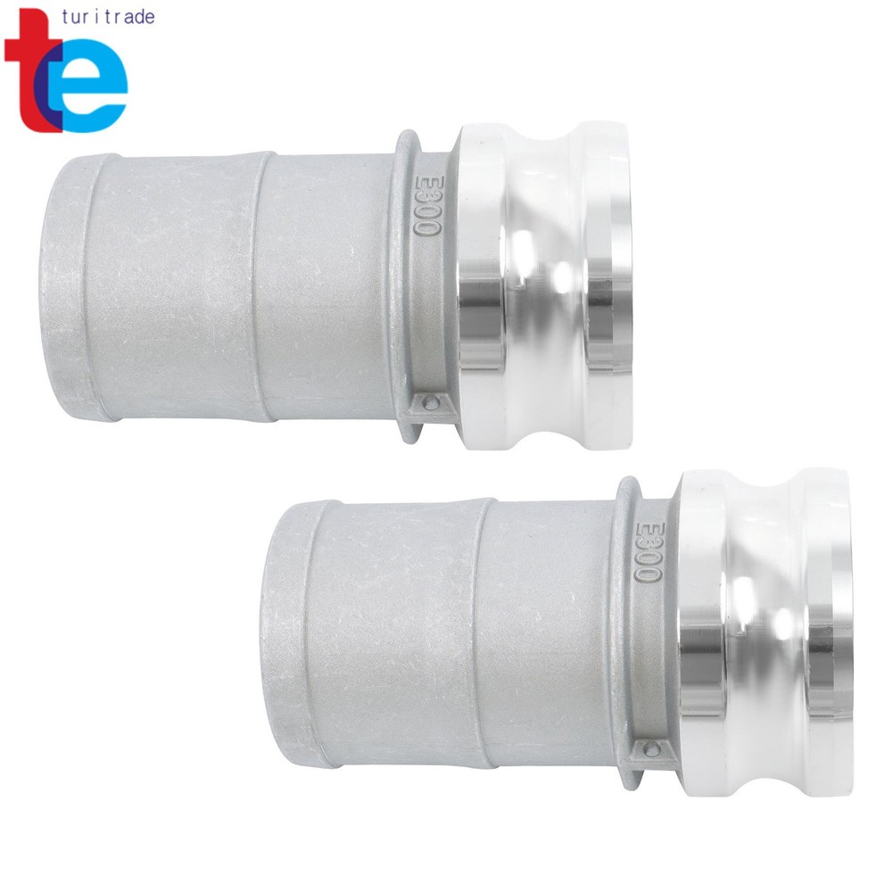 2 Pack Quick Release 3 Inch Type E Camlock Coupler Aluminum Durable