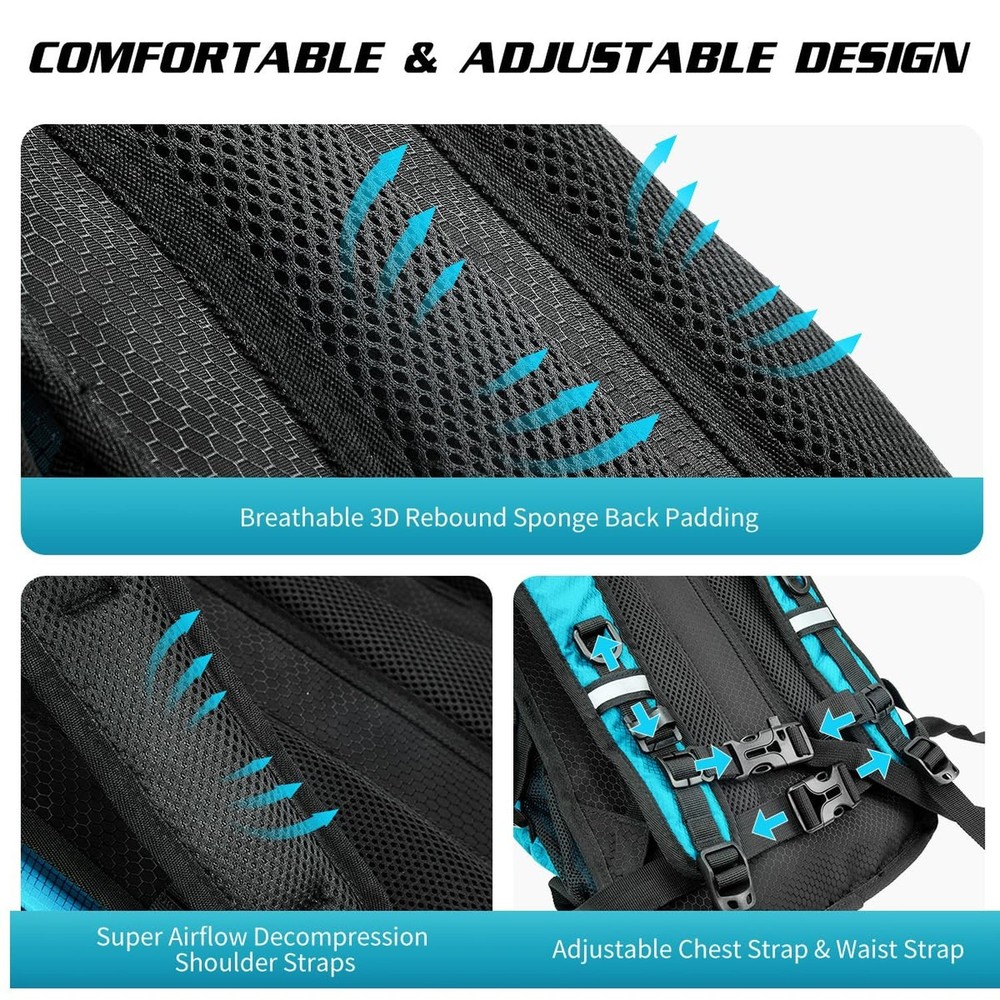 Hydration Backpack with 3L Water Bladder, Insulated Running Hydration Pack Hy...