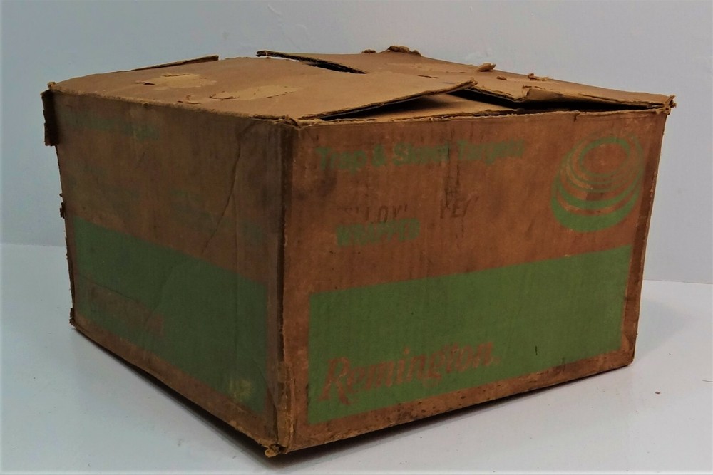Remington White Flyer Clay Targets, C. 1975, Partial Case