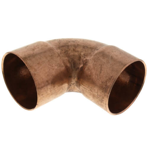 2" Copper 90° Elbow - Perfect for Distilling Columns - Fits standard 2 inch pipe