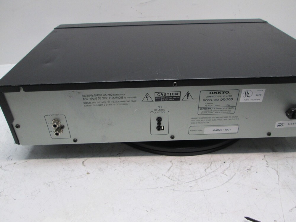 Onkyo DX-700 CD Player - Tested
