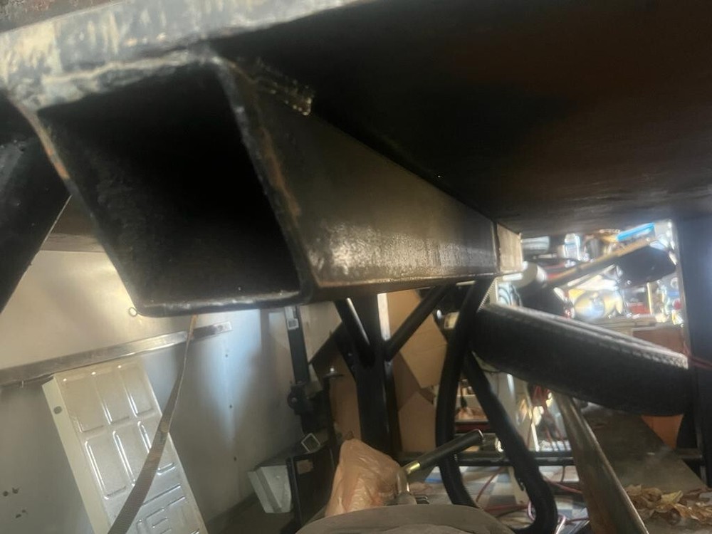 Heavy duty solid welding table, mechanic shop table, fabricator maker table