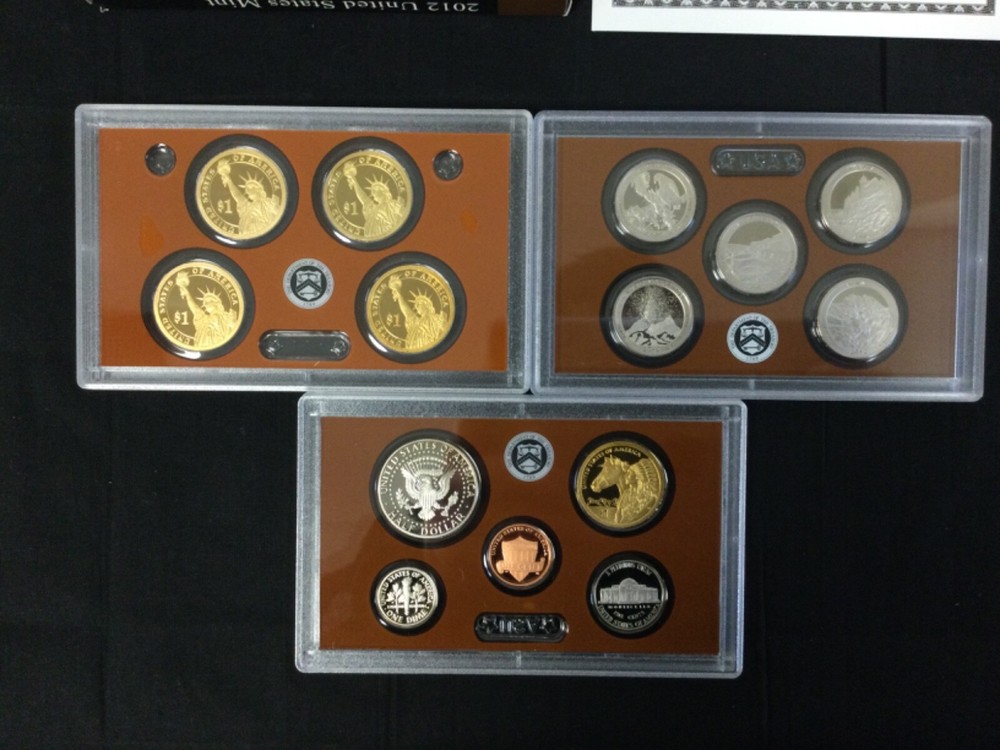 2012 S Proof Set with Box and COA!!!