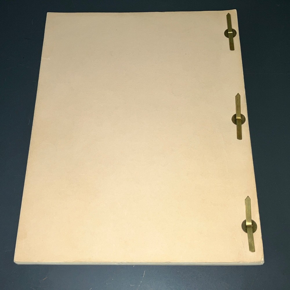 TIGER BY THE TAIL (1970) Low-Budget Action Script 107 W/B Pgs + COA!