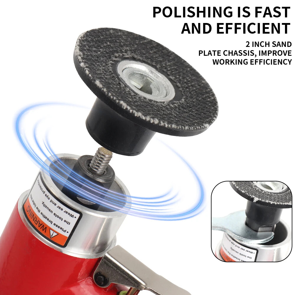 2 Inch Angle Grinder Grinding Polishing Machine with R-Type Sanding Discs