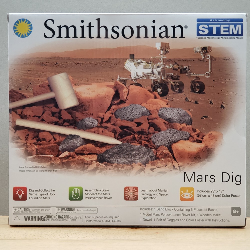Smithsonian STEM Mars Dig Science Geology Space Exploration